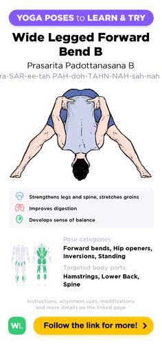 the yoga pose for beginners is shown with instructions to do it in this video