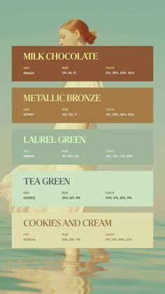 Color Palette #546 Calendar Palette Color, Dreamy Color Scheme, Colors That Go With Everything, Birth Of Venus Color Palette, Mint Chocolate Color Palette, May Colors Palette, Color Pallets For Characters, Different Colour Palettes, Lunar Moth Color Palette