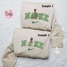 Nike x Princess and the Frog Prince Naveen and Princess Tiana Embroidered Sweatshirt, Couple Embroidered Hoodie, Best Gifts for Couple Princess Tiana Gifts, Princess And The Frog Sweatshirt, Disney Birthday Gifts, Princess And The Frog Shirt, Princess And The Frog Bracelet, Princess And Frog Wedding, Princess And The Frog Promposal, Princess Tiana Wedding Theme, Princess And The Frog Wedding Theme