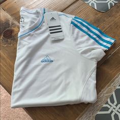 Brand New! White Stretch Adidas Tops, Adidas Short, Adidas Top, Adidas Classic, Adidas Neo, Short Sleeve Shirt Women, Adidas Golf, Purple Shirt, Adidas Shirt