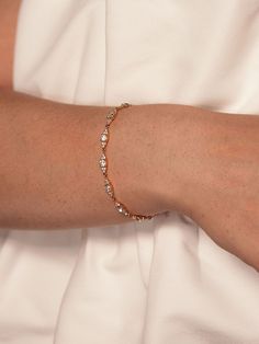 Mini Chloe Bracelet – Olive & Piper Everyday Bracelet, January 2023, Classy Jewelry, Chain Extenders, Layered Bracelets, 10th Anniversary, Shine On, Topaz Gemstone, Crystal Gems