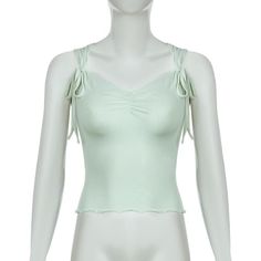 Please refer to our sizing chart for a guideline when choosing a size. 5 business days order processing time. 90% polyester 10% spandex Casual Solid Color Top With Bow, Solid Color Summer Tops With Bow, Spring Stretch Tops With Bow, Spring Tops With Bow And Stretch, Trendy Fitted Tops With Bow, Techno Fashion, Sci Fi Fashion, Goth Dress, Ruched Top