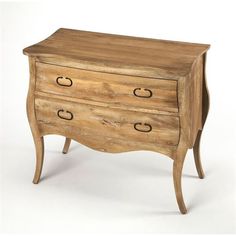 an old wooden dresser with two drawers on one side and the bottom drawer closed up