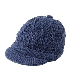 This Pistil bestselling hat features a universally flattering style and super-soft acrylic yarn with a silky sheen. Built with a light, comfortable cable-knit structure and a face-framing brim. One size fits all. 100% Acrylic. Handwash, dry flat. Inner fleece band keeps your ears nice and cozy. Light, comfortable cable-knit structure. Short brim with diamond knit pattern. Imported. | Women's Pistil Jax Knit-Brim Hat II, Synthetic Soft Knit Crochet Cap, Adjustable Knit Cap, Adjustable Knit Hats For Fall, Winter Crochet Visor Hat, One Size, Winter Crochet Visor Hat, Knit Crochet Cap, Curved Brim Yarn Hat For Fall, Yarn Hat With Curved Brim For Fall, Fall Yarn Hat With Curved Brim