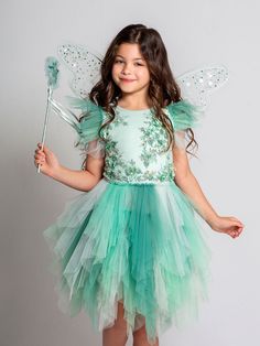 The perfect party outfit is here with the Forest Fairy Tutu Dress, Wand & Wings! All gifts come with an exclusive Tutu du Monde 100% Cotton branded pouch, and an optional personalised gift message! To add your gift message, please add a note to your order when checking out. SAVE 15% on the total cost of these items! Gift Sets can be Exchanged Only – No Refunds. Shipping and Returns Gift Sets can be Exchanged Only – No Refunds. All orders are dispatched from our Sydney, Australia warehouse. SHIPP Forest Fairy Wings, Handkerchief Hem Skirt, Fairy Gifts, Fairy Wands, Eid Dresses, Cute Halloween Costumes, Fairy Costume, Dress Dusty, Fairy Wings