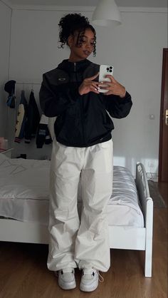 K Way Outfit, Y2k Winter Fashion, Cargos Streetwear, Sg Style, Pakaian Hipster, Neue Outfits, Tomboy Outfits, Tomboy Style Outfits, Looks Street Style