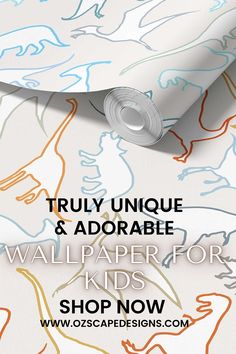 Transform your children's rooms into enchanting spaces with our range of kids wallpapers! We offer an array of unique peel-and-stick designs that are both easy to apply and cute for girls and boys. Don't miss out on the chance to create a gorgeous, magical nursery or play area for your little ones. Shop now @ ozscapedesigns.com Fun Shower Curtains, Magical Nursery, Curtains Wall, Unique Wallpapers, Latest Bathroom