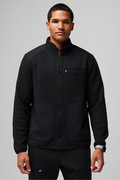 Ace Knit Jacket FL2 black male Activewear >> Scrubs >> Jackets >> Product Feed regular Hidden Pockets/Relaxed Fit/Zip Pockets Scrub Jackets, Soft Jacket, Knit Jacket, Black Men, Scrubs, Zip Pockets, Active Wear, Relaxed Fit, Knitting