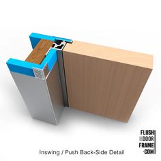 Inswing/Push Right Frameless Door Jamb/Frame Door Slab By Others – Flushdoorframe