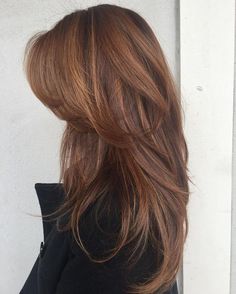 Long Layered Hair, Long Hair Cuts, 가을 패션, Aesthetic Hair, Layered Haircuts, Layered Hair