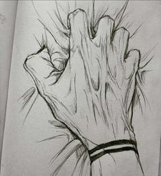 a drawing of a hand reaching up to the sky