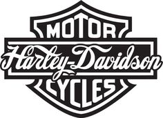 the logo for harley davidson's motorcycle company, which is currently on display at the museum