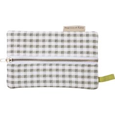 A Cotton Pencil Pouch Featuring A Buffalo Check Design With A Middle Zipper For Keeping Items Protected. Sized To Hold Make-Up, Make-Up Brushes, Money And More! Dimensions: 5" X 8" Material: Cotton, Metal White Zipper Pouch Pencil Case For Daily Use, White Zipper Pouch For Everyday Use, White Pencil Case With Pen Slots For Everyday Use, White Pencil Case With Pen Slots, Everyday White Zipper Pouch, White Zipper Pouch Pencil Case For Everyday, White Zipper Pouch Pencil Case, White Pouch Pencil Case For Daily Use, White Pencil Case With Zipper