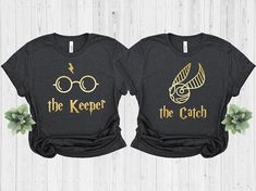 25th Anniversary Shirts, Couple Shirts Matching, Valentine Shirts, Harry Potter Shirts, Honeymoon Shirts, Matching Couple Shirts, The Catch