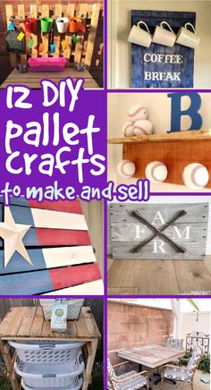 12 diy pallet crafts to make and sell