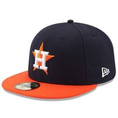 Get ready for the next big game with this Houston Astros Authentic Collection On Field 59FIFTY performance hat from New Era! Officially licensed Structured fit Flat bill with ability to curve SOLARERA technology provides UV protection Material: 100% Polyester COOLERA technology wicks away sweat Brand: New Era Jersey Color Style: Road Raised embroidery High Crown Six panels with eyelets Imported Fitted Sports Fan Fitted Hat With Flat Brim, Flat Brim Fitted Hat For Sports Events, Flat Brim Fitted Hat For Sports Fans, Orange Baseball Cap For Sports Events, Orange Sports Visor Baseball Cap, Orange Snapback Hat For Sports, Curved Brim Sports Fan Fitted Hat, Orange Sports Cap, Orange Curved Brim Baseball Cap For Sports