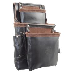 Graintex 9-Pocket Oil Tanned Leather Framers Nail and Tools Pouch-OS2087 - The Home Depot Leather Pouch With Pockets For Daily Use, Leather Pouch Wallets With Pockets, Speed Square Holder, Leather Tool Pouches, Tool Apron, Tool Pouches, Tool Belts, Utility Pouch, Pry Bar