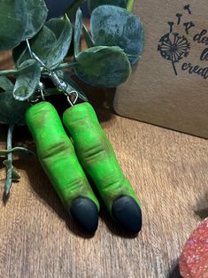 Halloween Wicked Witch Finger Polymer Dangle Earrings Green Halloween Party Earrings, Witch Earring, Green Halloween Dangle Earrings, Witch Hat Earrings, Halloween Novelty Drop Earrings, Witches Fingers, Earrings Halloween, Wicked Witch, Etsy Earrings Dangle