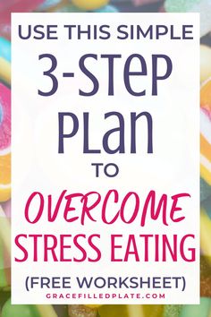 Do you try to stop stress eating but find it just too hard to avoid food using food to cope? Find out how to manage your worries and anxieties with these tips and alternatives for that will help you break the harmful cycle that interferes with your health and weight loss goals. Biblical Diet, Reaching Your Goals, Like A Mom, Free Infographic, I Want To Eat, Negative Thoughts, You Can Do, Healthy Living