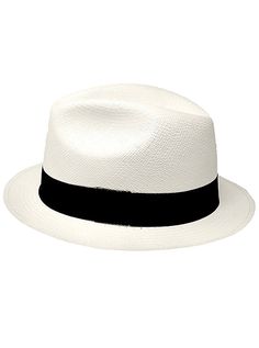 Brand: Gamboa Color: WhiteBrim: 4 cm. (1 1/2")Grade (Woven): 3 - 4 learn more Sweatband: Cotton Twill, 3 cm. (1.18") Crown: 11 cm. (4 3/10") Hat Grade: SubFine Description: Handmade in Cuenca city in Ecuador. This PanamÃ¡ Borsalino hat for men has a delicate and consistent weave form. STYLE & COMFORT: Really suitable for travel, outdoor activities (gardening, golf, trekking, etc.) and events (weddings, sport events, etc.) as the sweat absorbing headband inside the hat, will keep your head fresh Luxury Adjustable White Panama Hat, Luxury White Flat Bill Panama Hat, White Western Panama Hat, Luxury White Panama Hat, White Brimmed Panama Hat With Upf 50+, Cuban Hat, Poncho Mexican, Panama Hat Men, Borsalino Hats