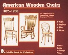 an advertisement for american wooden chairs from the early 1900's and early 1970's