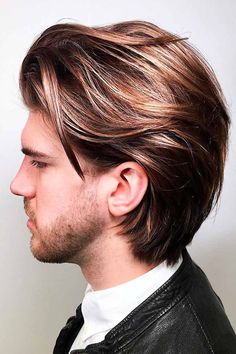 80 Popular Mens Medium Length Hairstyles From Classic to Contemporary Long Hair Pompadour Men, Mens Medium Length Hairstyles, Mens Haircuts Medium, Beige Highlights, Straight Hairstyles Medium, Mens Highlights, Mens Hairstyles Medium, Men's Long Hairstyles, Long Hairstyle