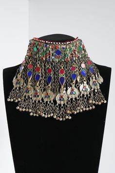 Afghan Jewellery Authentic Traditional Handmade choker. Get in contact with us if there is any queries regarding the item. Check out my page for other items. Help my small business and promote Afghan culture by placing an order with us. We have different kinds and types of Afghan Vintage Jewelleries! Your feedback is much appreciated. Please let us know the item arrived safely! Multicolor Unique Jewelry For Ceremonial Occasions, Handmade Multicolor Choker For Festivals, Traditional Adjustable Pendant Choker, Multicolor Choker Necklace For Festive Occasions, Traditional Pendant Choker For Festival, Unique Pendant Choker For Festivals, Adjustable Multicolor Jewelry For Ceremonial Occasion, Artisan Choker For Festivals, Adjustable Multicolor Necklace For Ceremonial Occasions