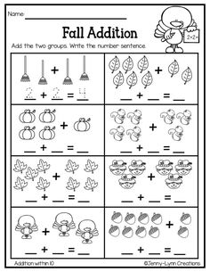 an addition worksheet to help students practice addition skills