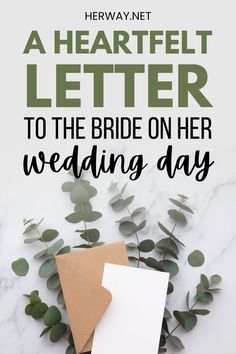 Letters to the bride: I wish you the best of luck as you embark on this greatest journey of your life! I wish you an amazing life! Letters To The Bride From Mom, Quotes For The Bride To Be, Message To Best Friend On Wedding Day, A Letter To The Bride From Bridesmaid, Letter To My Best Friend On Her Wedding Day, Letter To Bride From Maid Of Honor, Message To Bride From Friend