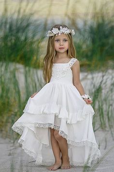 Country Flower Girls, Flower Girl Dresses Country, White Flower Girl Dress, Girls Lace Dress, 파티 드레스, White Flower Girl Dresses, Flower Girl Dress