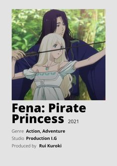 the poster for fena pirate princess