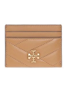 Dimensions: Width: 10cm, Height: 7.4cm 100% Calf Leather Made in China Designer Model Number: 90345 Designer Colour: 243 Tan Bifold Wallet With Card Slots, Tory Burch Kira Chevron, Kira Chevron, Tory Burch Kira, Chevron Quilt, Tory Burch Bags, Tory Burch Bag, Card Holder Wallet, Made In China