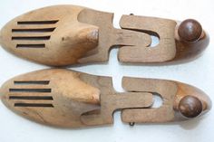 Pair of Old Antique Wooden Shoe Last Form Size 41 Shoemakers Tool Wood Collector Dear Buyer! You bidding for Pair of Old Antique Wooden Shoe Last  Form Size 41 Shoemakers Tool Wood Collector SIZE - Approximately   11 (28cm) x 3 1/2 (9cm) x 3 1/4 (8.5cm)(each) - 490Gr(both) The condition of the item is exactly the same as you see it on the photos -  Scroll Down and See Pics RARE - Collectible  SEE PICS FOR DESCRIPTION ✿ LOOKS BEAUTIFULLY ✿ FEEL FREE TO ASK QUESTIONS IN ENGLISH,R Questions In English, Wooden Shoe, Shoe Last, Wooden Shoes, Old Antiques, My Collection, The Collector, Favorite Things List, Ebay Store