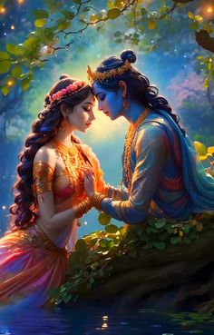 Radhe Krishna Wallpapers, Krishna Drawing, Lord Krishna Hd Wallpaper, Radha Krishna Wallpaper, Hinduism Art, Goddess Artwork, Cartoon Character Pictures, Krishna Radha Painting