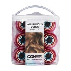 Conair has everything you need for beautiful hair. Create volume and lift! These multi-color self-grip rollers smooth the hair, leaving no indentation marks. Use them on wet, damp, or dry hair, with or without styling lotion or gel for soft, casual curls. This set comes in a convenient carrying case with 31 rollers in assorted sizes. The Conair lineup of top-quality mirrors, combs, shears, hair towels, and rollers ensures you have the tools you and your family need to stay perfectly primped. Cou Hair Roller Set, Casual Curls, Hair Towels, Volumizing Hair, Voluminous Curls, Roller Set, Beauty Regimen, Hair Towel, Hair Rollers