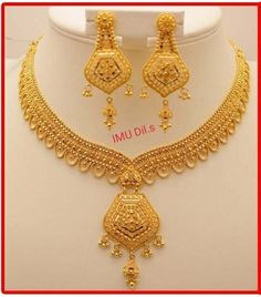 Choker Necklace Gold Designs, Gold Jwellary Design Necklaces, Gold Jewellery Set For Bride, Latest Gold Set Designs, Neckless Gold Jewelry, Neckless Gold