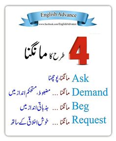 an english poster with the words ask demand and bequestt in two different languages