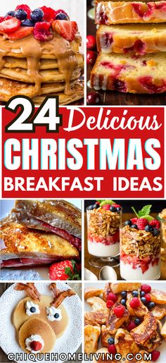 twelve delicious christmas breakfast ideas that are easy to make