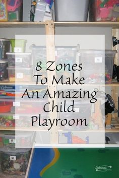 Nothing is more fun than making an organized playroom. Visit and get tips on playroom organization for your kids to inspire them to play. Toy Room At Grandmas House, Preschooler Playroom, Toys In Bedroom Vs Playroom, Playroom Multiple Ages, Toy Room Layout, Playroom Section Ideas, Grandchildren Playroom Ideas, Big Toy Organization Ideas, Playroom Zones Play Areas