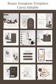 the beauty instagramm templates can be used to promote products and sell them