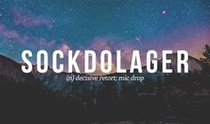 the word scckdolager above a night sky filled with stars and trees