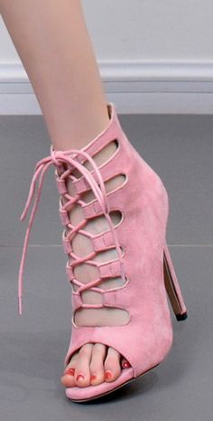 $54.90 - Cute pink stiletto high heels sandals with straps. Those heels shoes are for elegant ladies, classy teens and modern fashion. Trendy Fitted Lace-up Open Toe Sandals, Chic Open Toe Lace-up Sandals For Party, Trendy Fitted Open Toe Lace-up Sandals, Chic Fitted Open Toe Lace-up Sandals, Chic Pink Lace-up Sandals For Evening, Elegant Pink Lace-up Sandals For Party, Party Lace-up Open Toe Sandals With Reinforced Heel, Elegant Pink High Heel Lace-up Sandals, Trendy Lace-up Sandals For Night Out