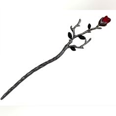 1pc Gothic Style Hair Pin Rose Vine Decoration Hair Dish Stylish Hair Red Rose Only Valentine's Vibes Bundle And Save On Shipping Accessories Gothic, Vine Decoration, Rose Gold Tiara, Rose Vine, Feather Hair Clips, Comfortable Headbands, Rose Vines, Vintage Hair Accessories, Unicorn Headband