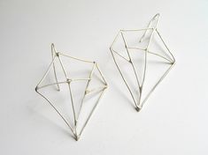 Sterling silver diamond shape geometric earrings. It Band, Shape Geometric, Geometric Earrings, Fun Earrings, Diamond Shape, Silver Diamonds, Shape Design, Diamond Shapes, Beautiful Rings