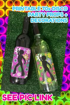 from the 70s Disco Party decor printables - see the pic link for Etsy Printable product! Disco Decorations