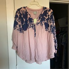 This Is A Soft, Nwt Maeve By Anthropologie Blouse. No Found Snags Or Stains, This Blouse Is Incredibly Comfortable And Flowy. Brand: Maeve By Anthropologie Size: L Purple Floral Top, Tie Dye Blouse, Bow Tie Blouse, Teal Blouse, Fitted Blouses, Peasant Style, Tie Front Blouse, Women Long Sleeve Tops, Anthropologie Top