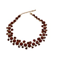 Burgundy Wine Colored Statement Necklace. Gold Tone Chain. New/Never Worn. Dreamy Necklace, Maroon Necklace, Statement Necklace Gold, Burgundy Wine, Wine Colored, Necklace Gold, Red Gold, Lady In Red, Costume Jewelry