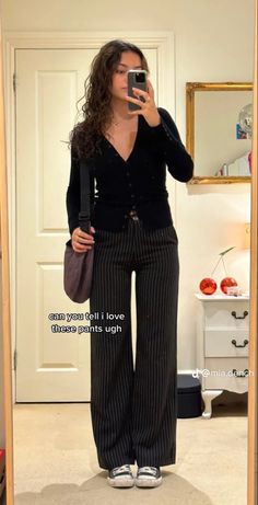 Aesthetic Slacks Outfit, Ap Seminar Outfits, Madewell Business Casual, Women Slacks Outfit Casual, 90s Dress Pants Outfits, Modern Eclectic Style Fashion, Mock Interview Outfits, 2024 Job Interview Outfits, Buissnes Casual Outfits Woman Spring