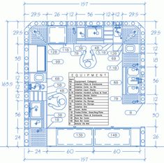 a blueprint drawing of a kitchen with the floor plan and measurements for it's appliances