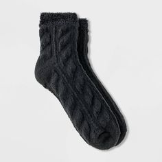 Stay warm and comfy with these Women's Supersoft Cable Double Lined Cozy Ankle Socks from Auden™ 4-10. Made with lightweight knit fabric, they are perfect for keeping your feet toasty without feeling bulky. The easy wash-and-care design makes them super convenient. Whether lounging at home or on the go, these socks are a great everyday pick. Auden™: Fit for you in every way. Lightweight Knit, Socks And Hosiery, Ankle Socks, Hosiery, Stay Warm, The Go, Knitted Fabric, Knit Fabric, At Home